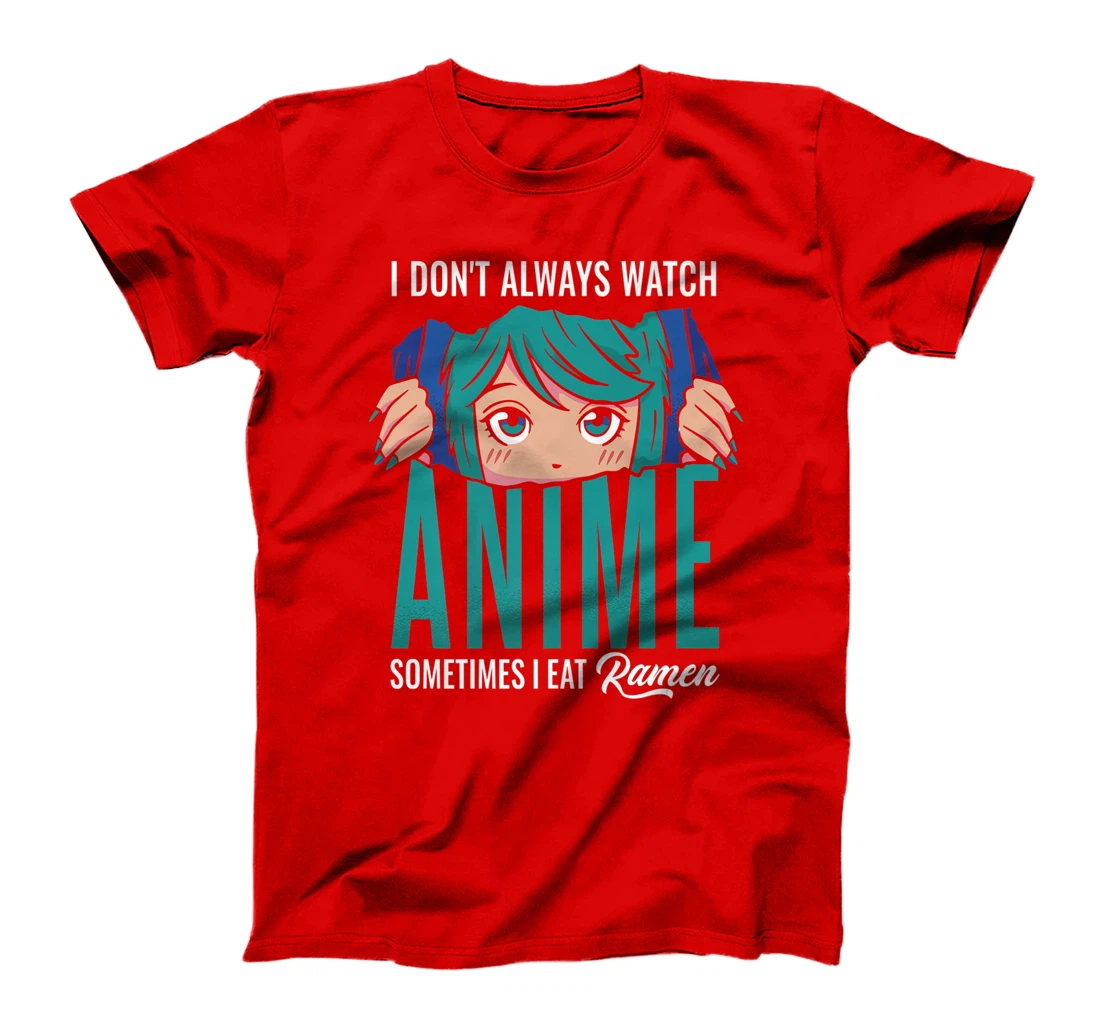 Anime Sometimes Ramen, Big Eyes, Watch Manga Cosplay Outfit T-Shirt, Women T-Shirt