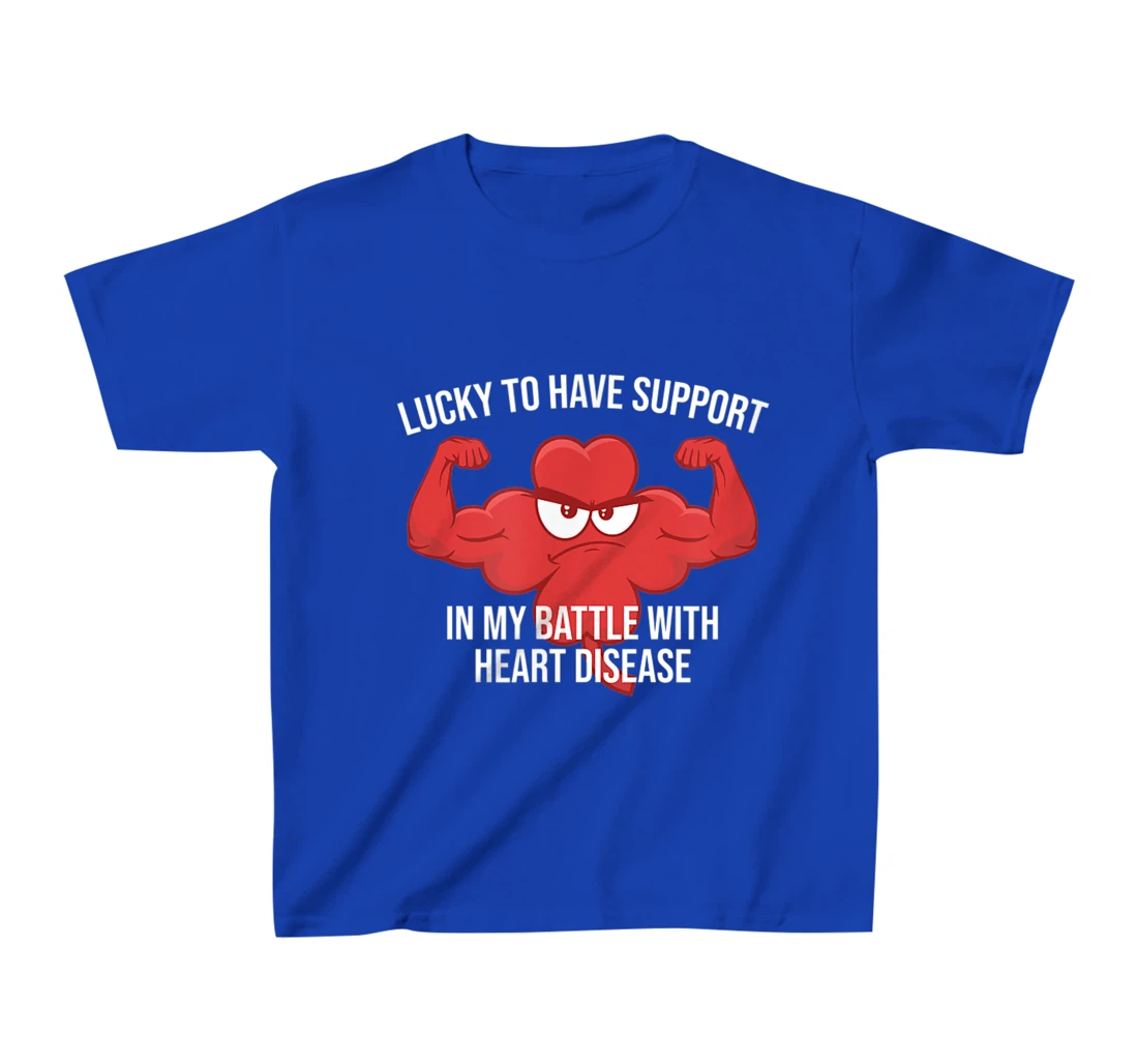 St Patricks Day Four Leaf Clover Red Heart Disease Awareness T-Shirt, Kid T-Shirt and Women T-Shirt