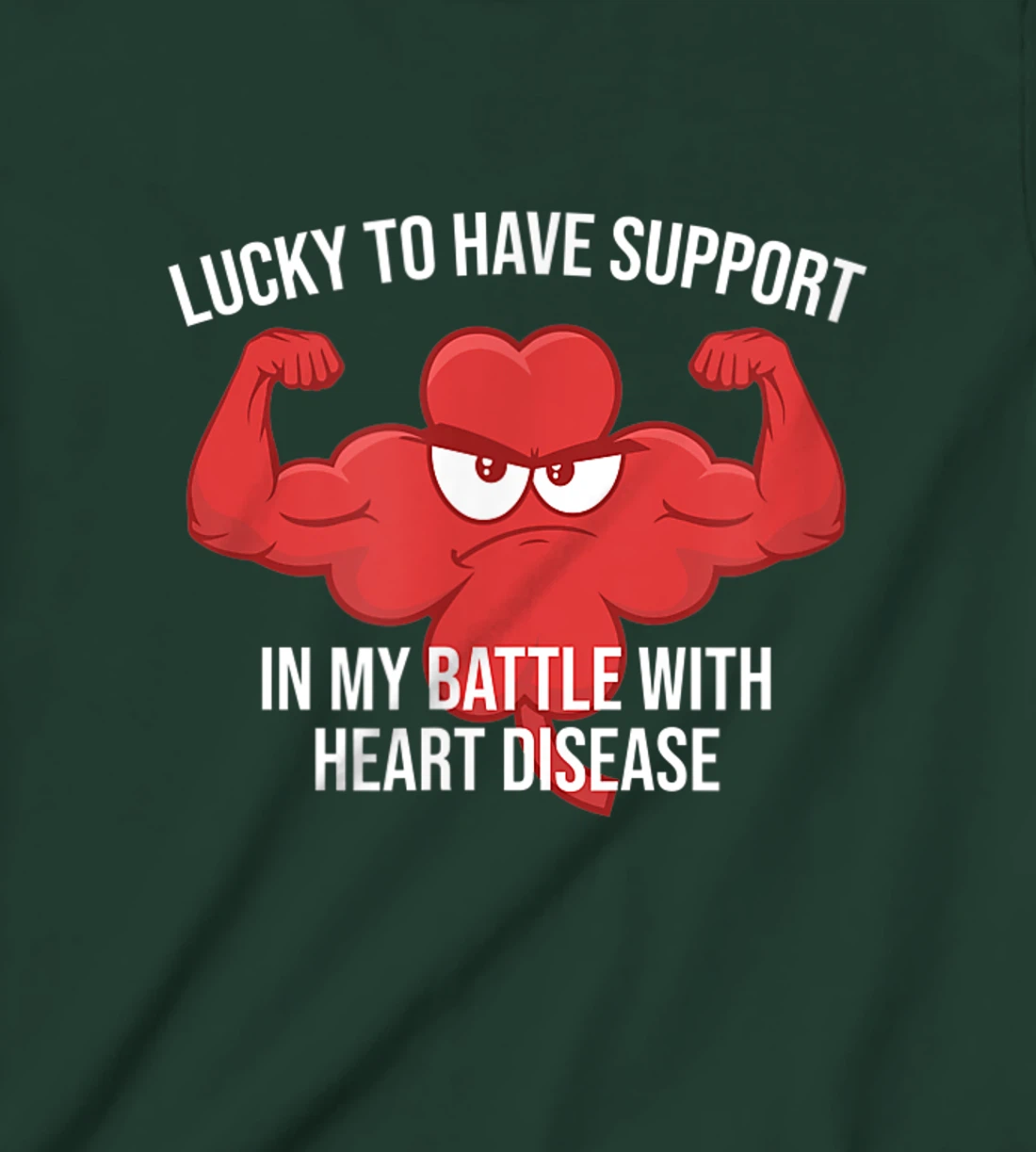 St Patricks Day Four Leaf Clover Red Heart Disease Awareness T-Shirt, Kid T-Shirt and Women T-Shirt