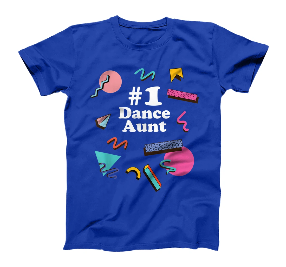Dance Aunt, Cute Retro 80s 1980s Style T-Shirt, Women T-Shirt