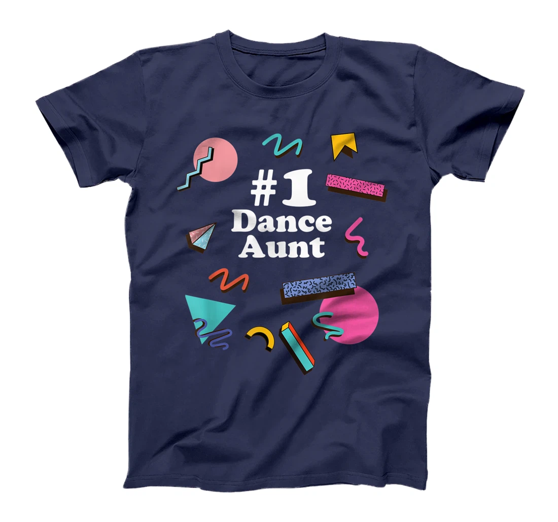 Dance Aunt, Cute Retro 80s 1980s Style T-Shirt, Women T-Shirt