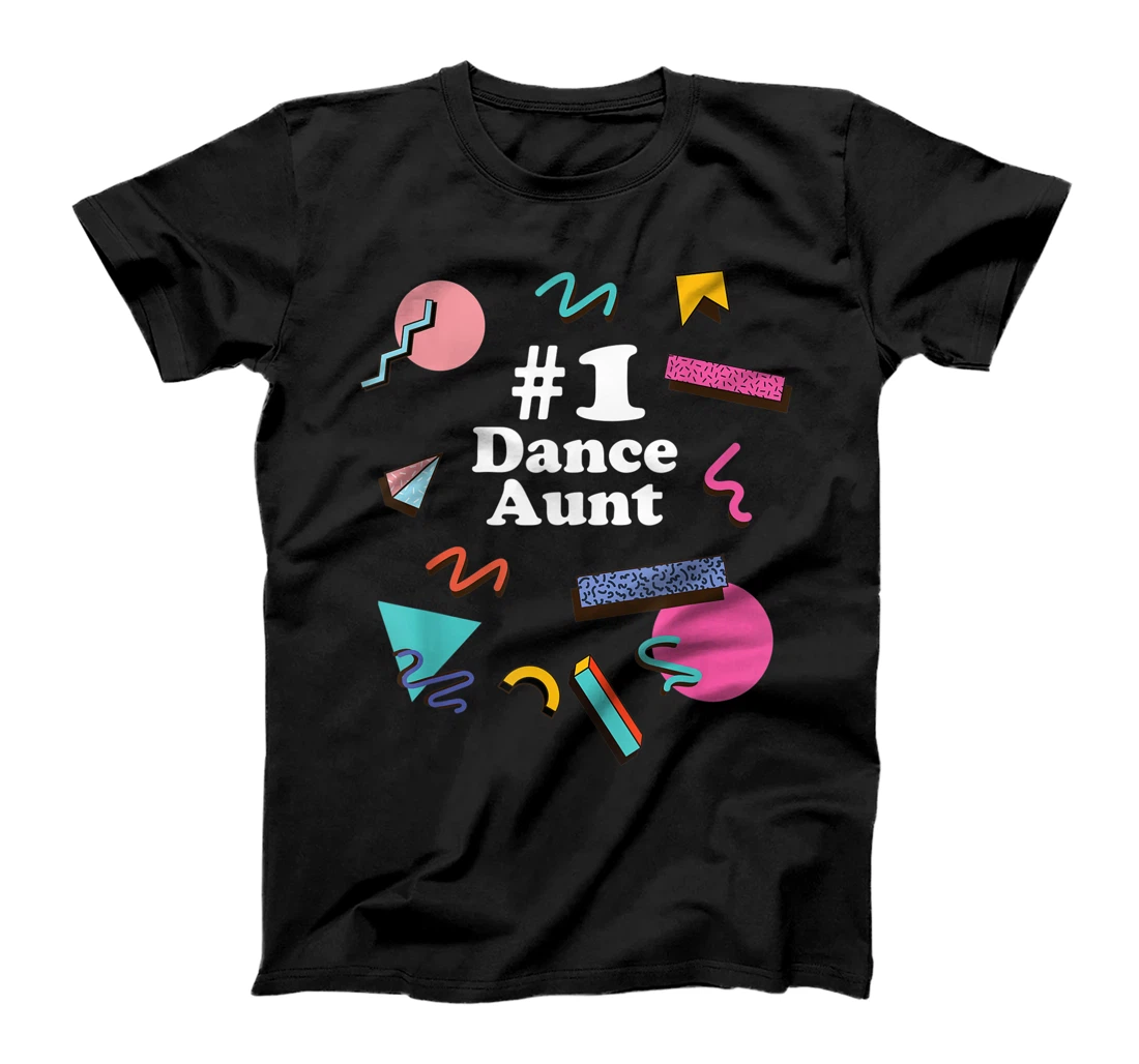 Dance Aunt, Cute Retro 80s 1980s Style T-Shirt, Women T-Shirt