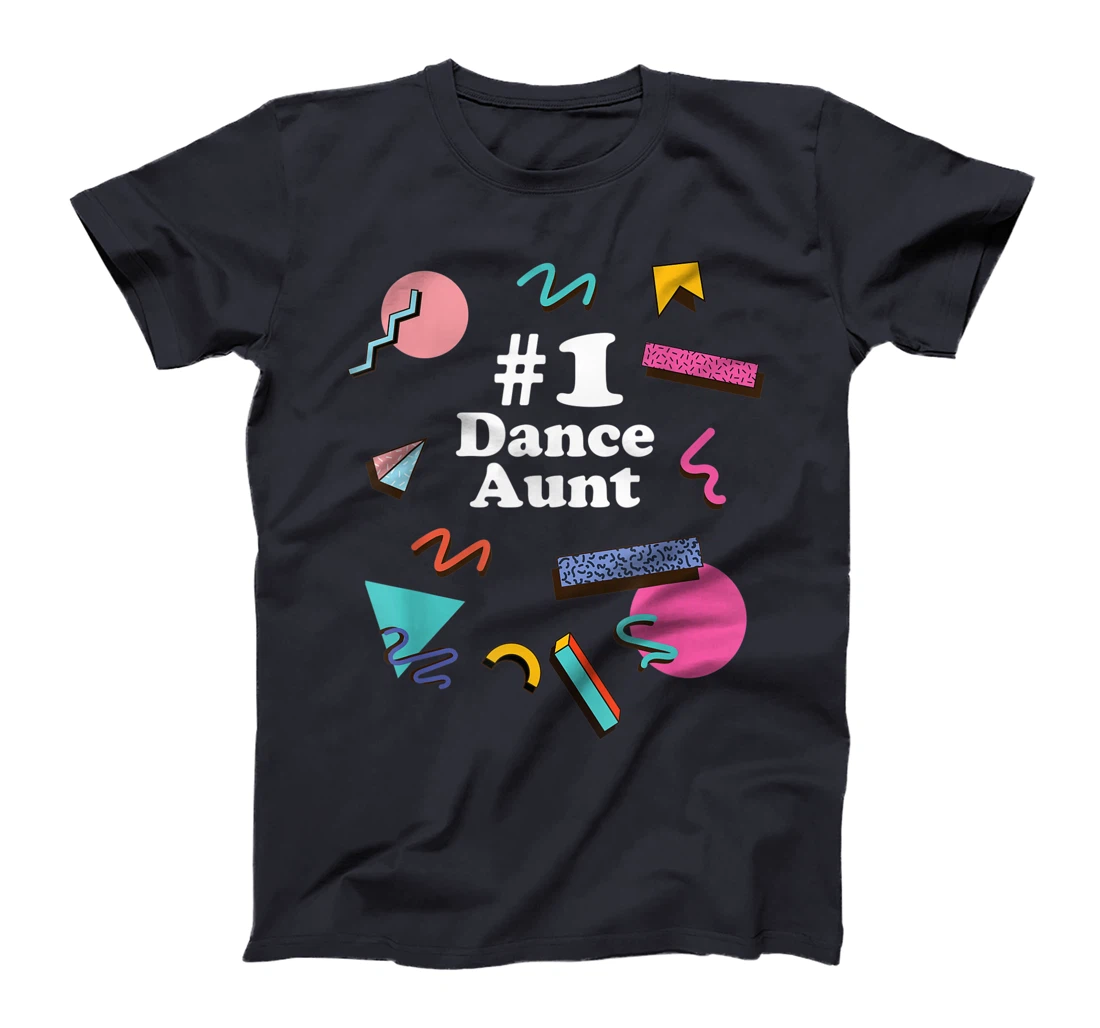 Dance Aunt, Cute Retro 80s 1980s Style T-Shirt, Women T-Shirt