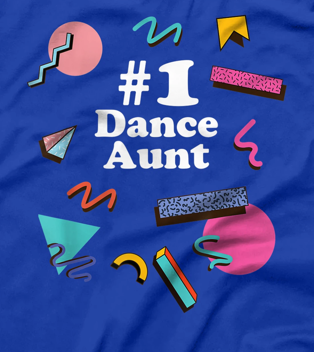 Dance Aunt, Cute Retro 80s 1980s Style T-Shirt, Women T-Shirt