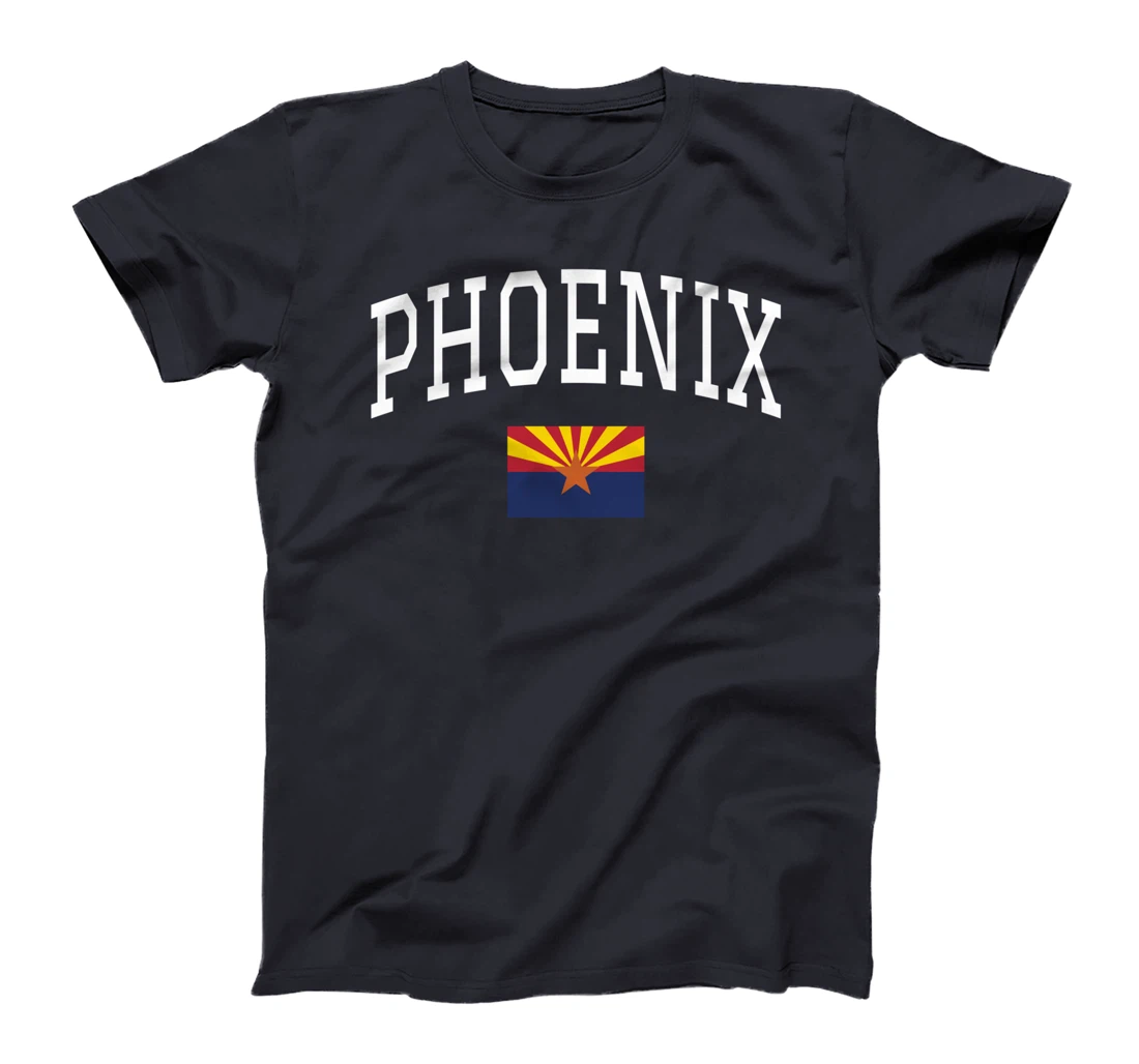 Cool Phoenix Text Arizona State Flag T-Shirt