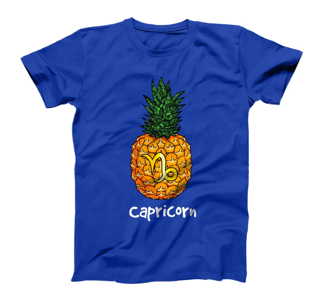 Capricorn Pineapple Zodiac Sign for Women Men T-Shirt