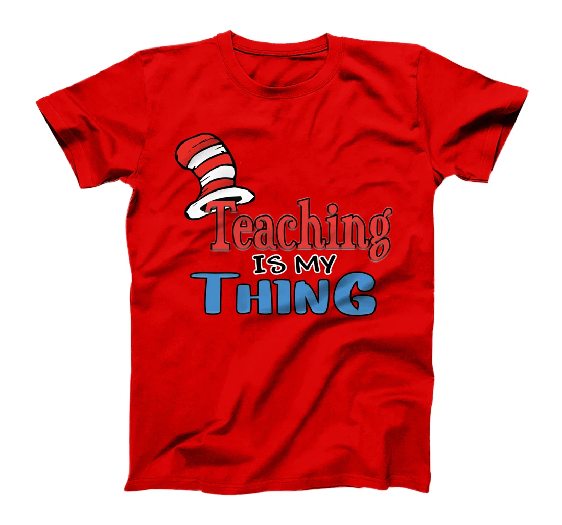 Teaching is my things Dr Teacher Red And White Stripe Hat T-Shirt