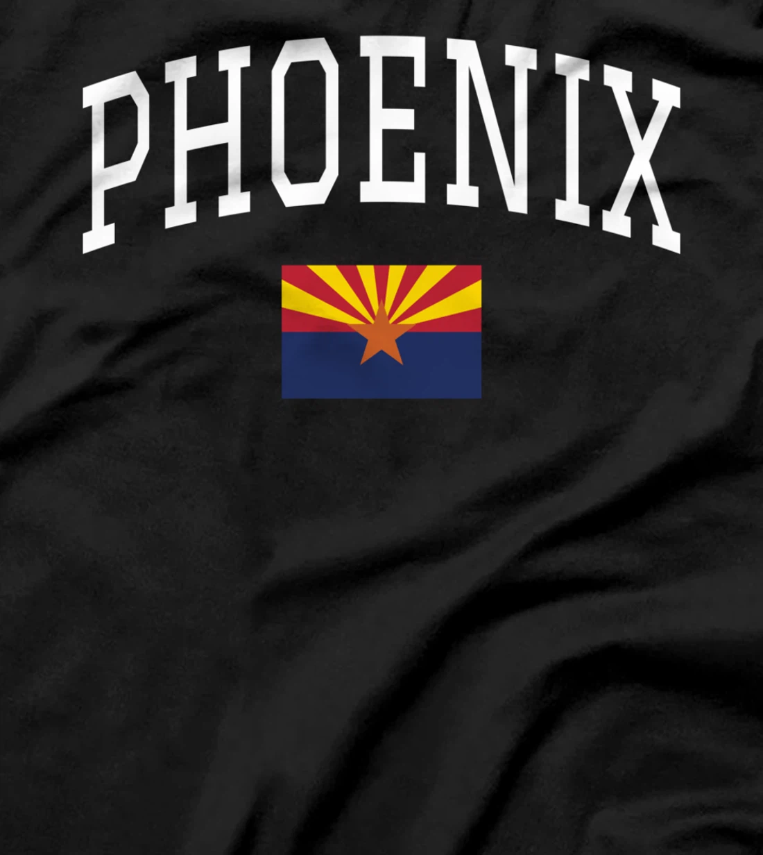 Cool Phoenix Text Arizona State Flag T-Shirt
