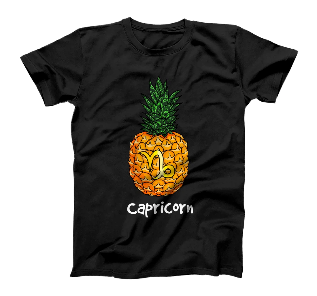 Capricorn Pineapple Zodiac Sign for Women Men T-Shirt