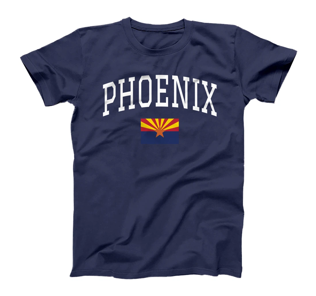 Cool Phoenix Text Arizona State Flag T-Shirt