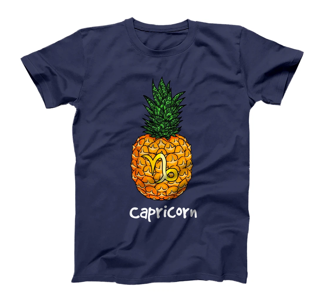 Capricorn Pineapple Zodiac Sign for Women Men T-Shirt