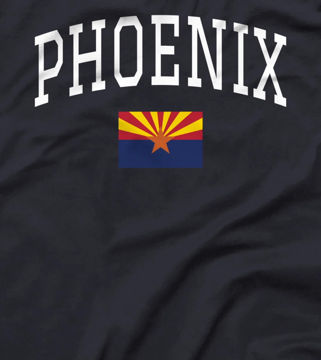 Cool Phoenix Text Arizona State Flag T-Shirt