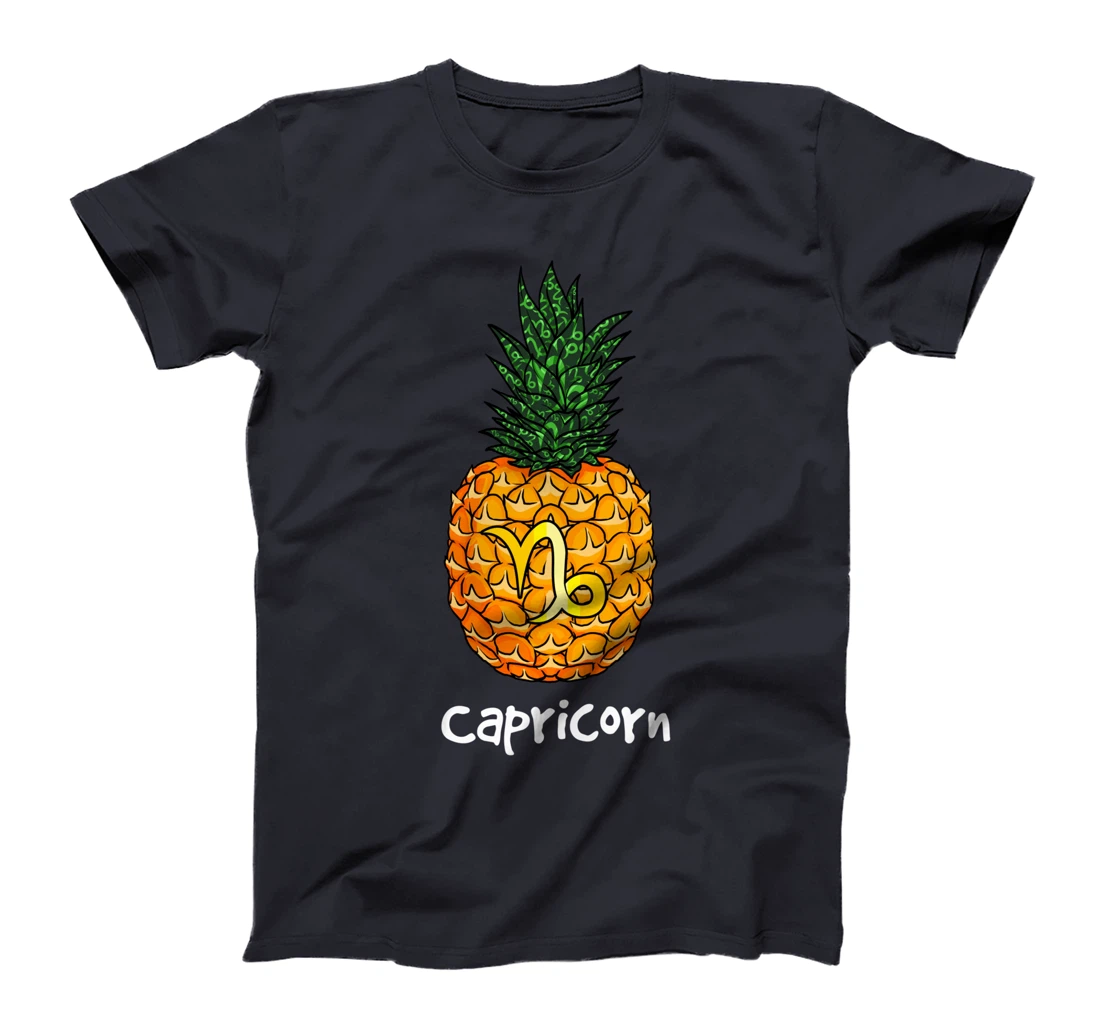 Capricorn Pineapple Zodiac Sign for Women Men T-Shirt
