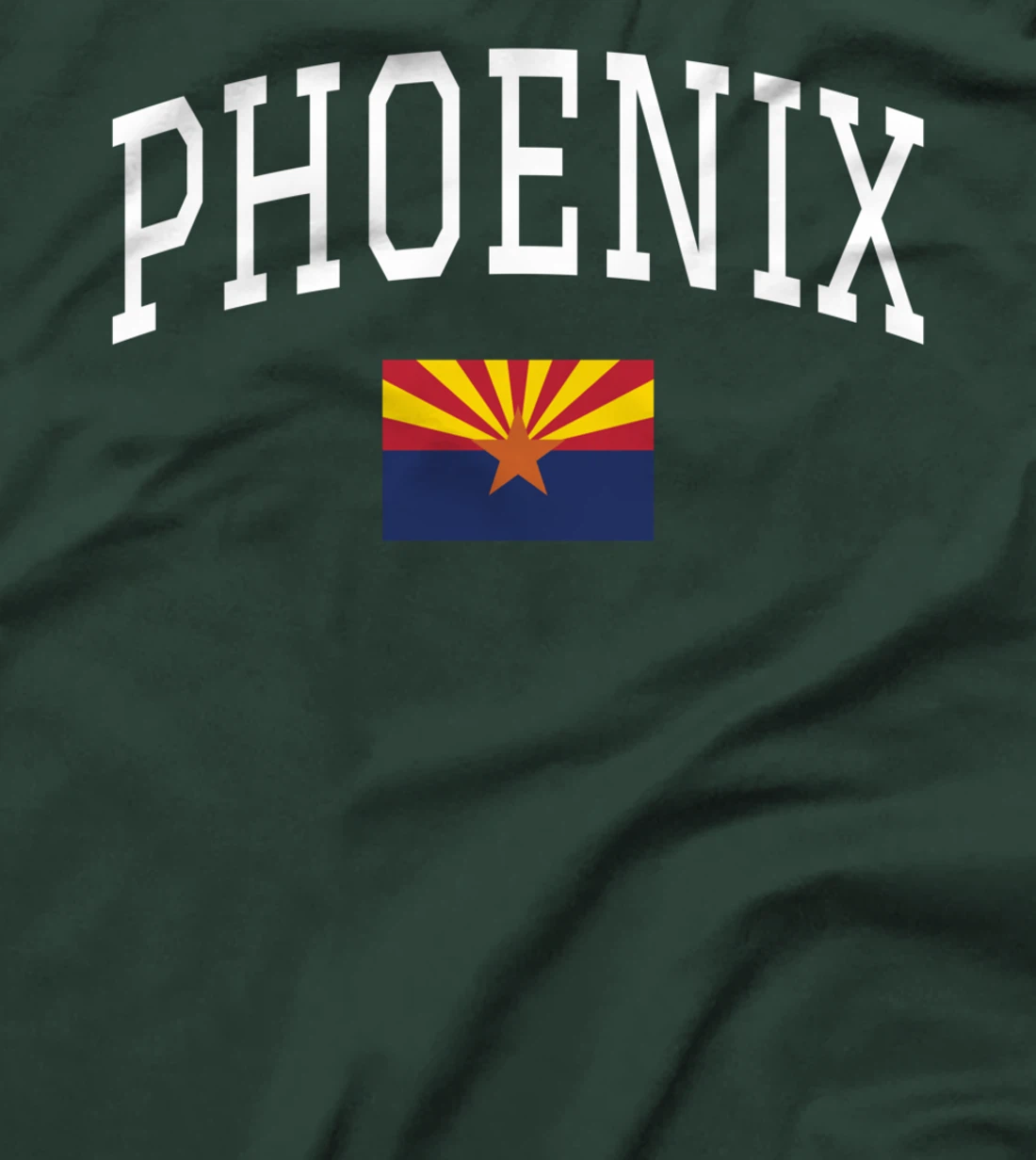 Cool Phoenix Text Arizona State Flag T-Shirt