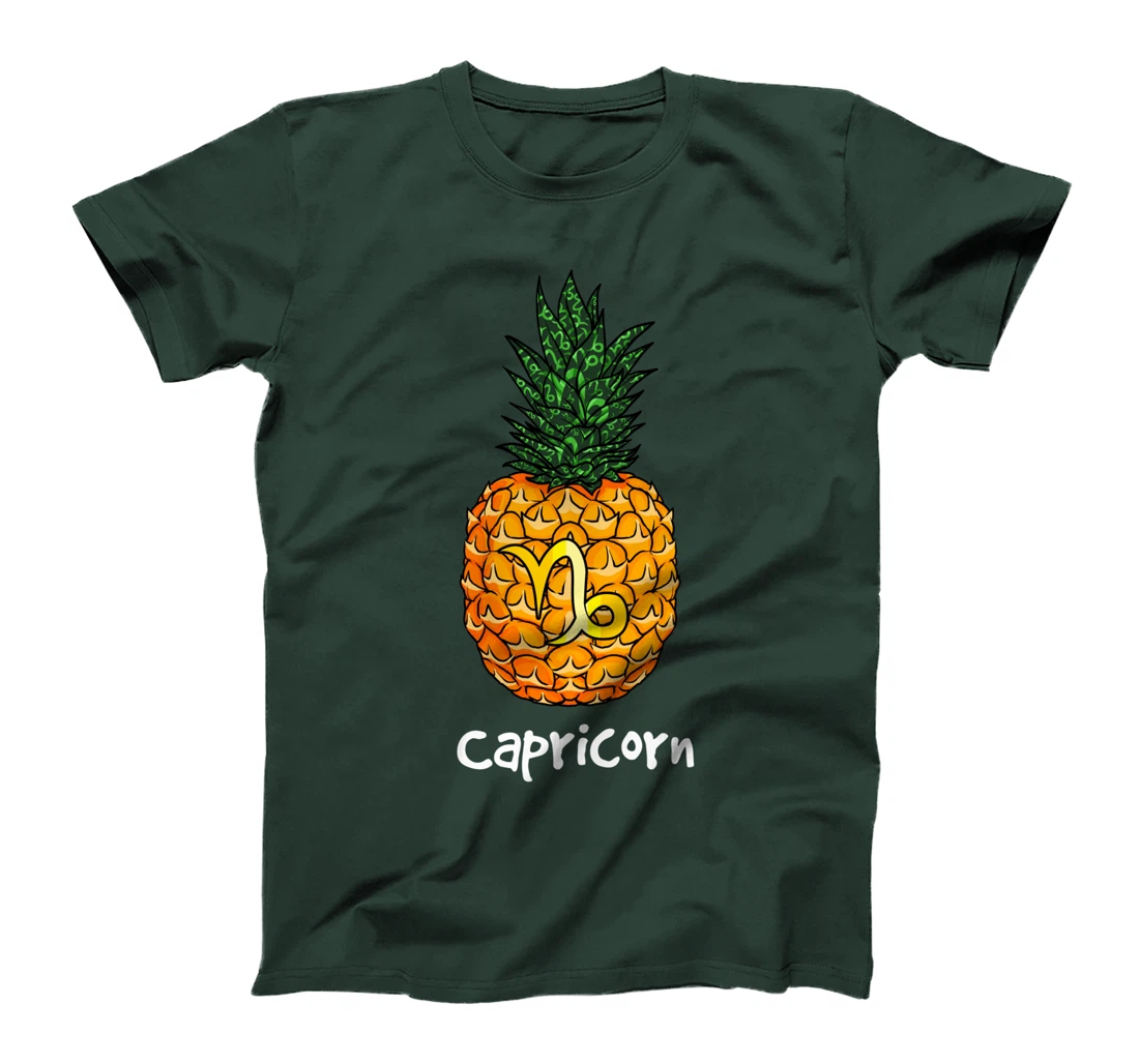 Capricorn Pineapple Zodiac Sign for Women Men T-Shirt
