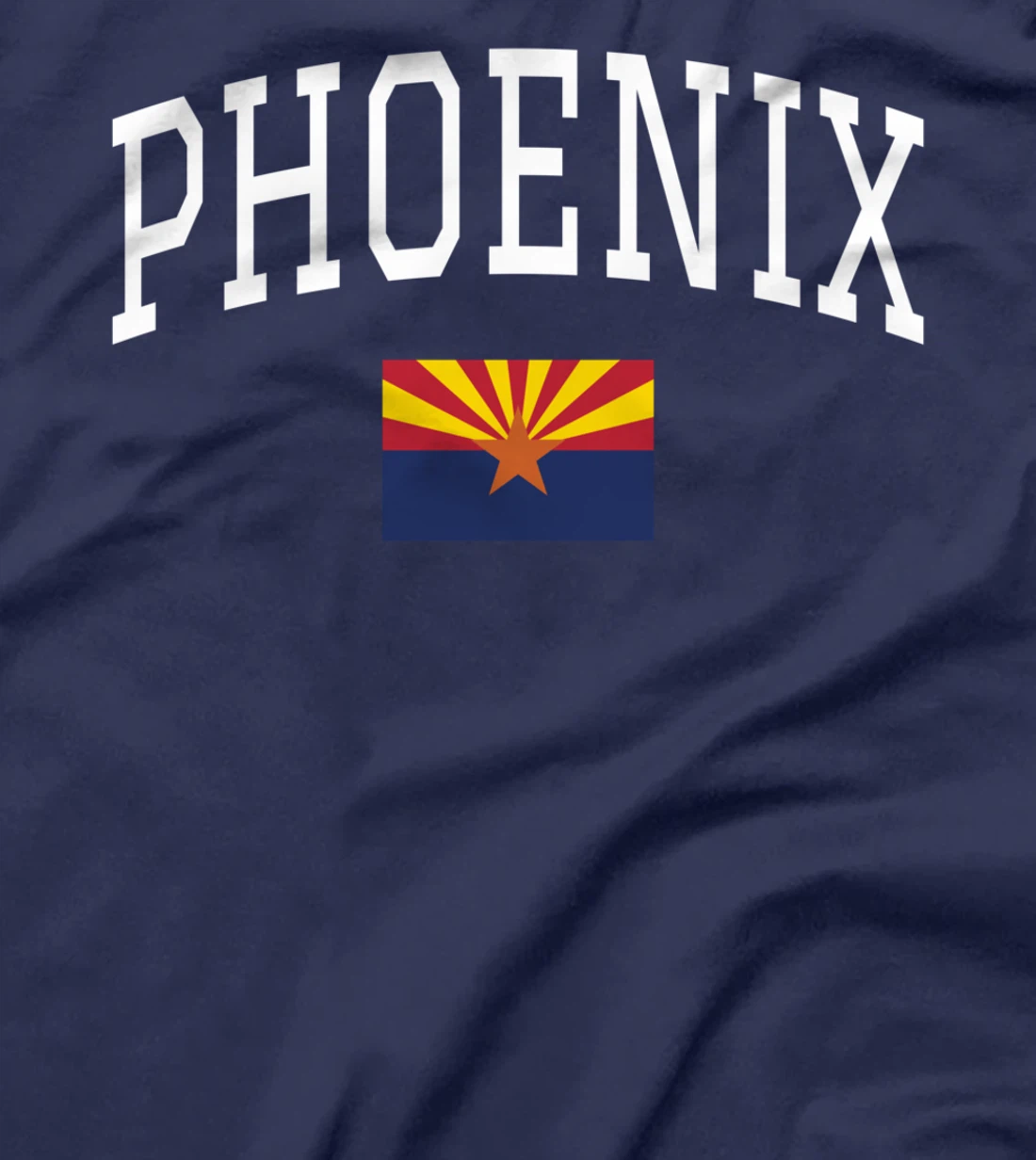 Cool Phoenix Text Arizona State Flag T-Shirt