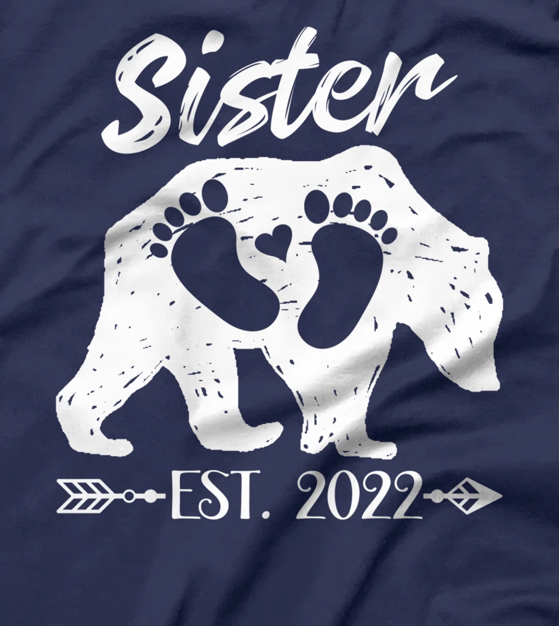 New Sister Bear Est 2022 Baby Announcement Brother T-Shirt