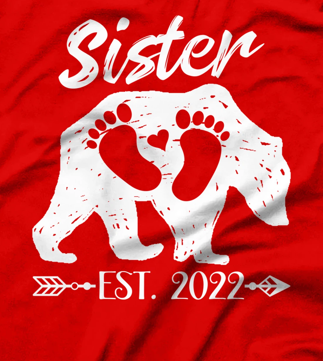 New Sister Bear Est 2022 Baby Announcement Brother T-Shirt