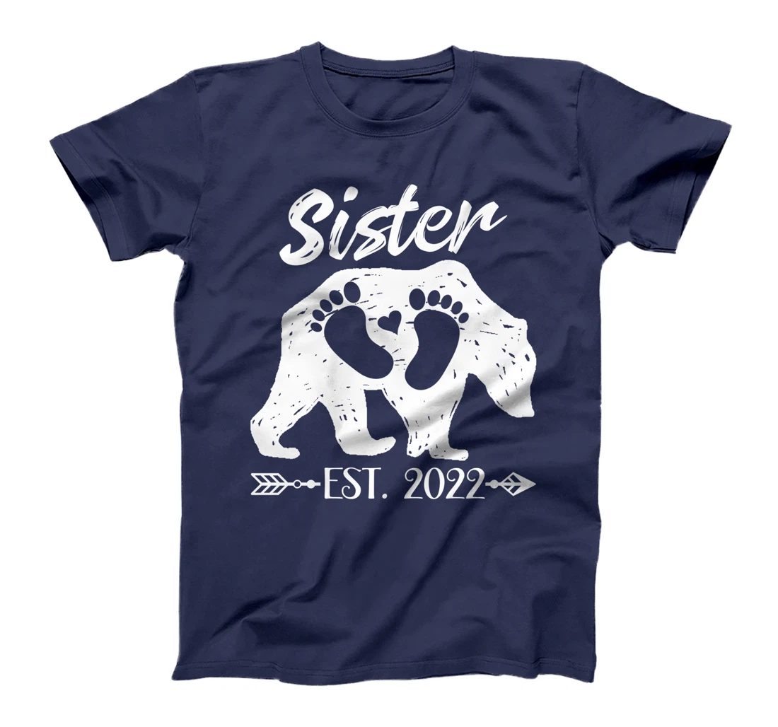 New Sister Bear Est 2022 Baby Announcement Brother T-Shirt
