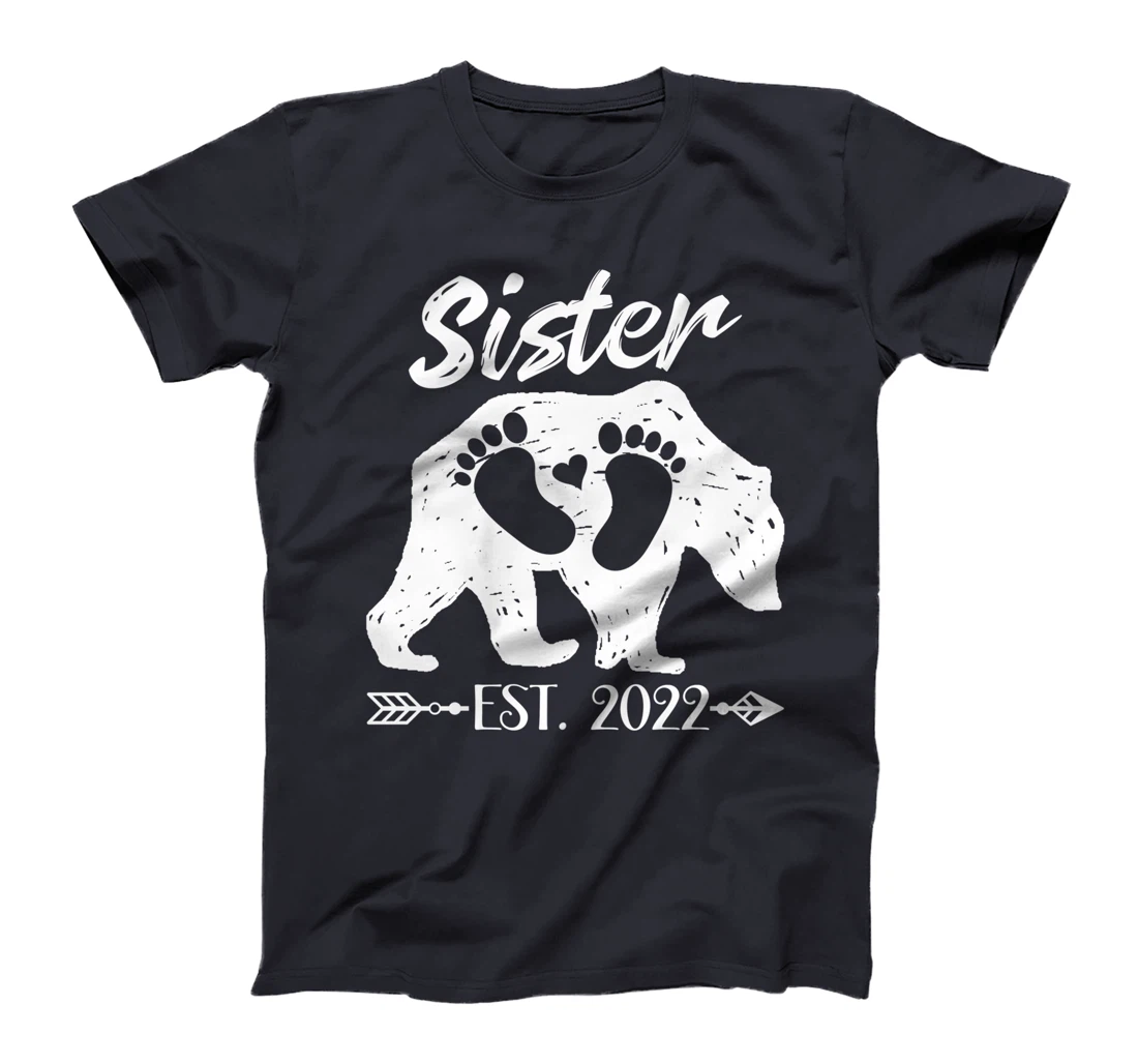 New Sister Bear Est 2022 Baby Announcement Brother T-Shirt