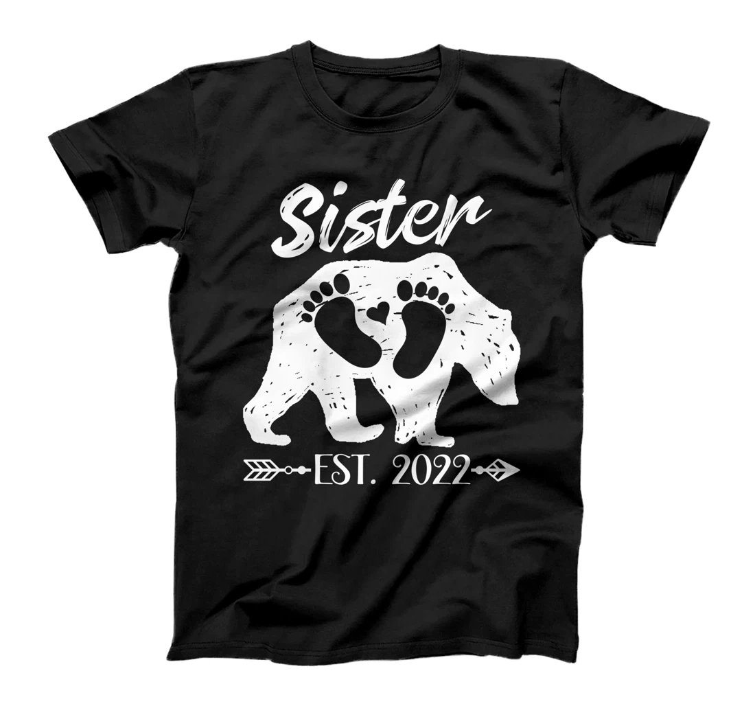 New Sister Bear Est 2022 Baby Announcement Brother T-Shirt