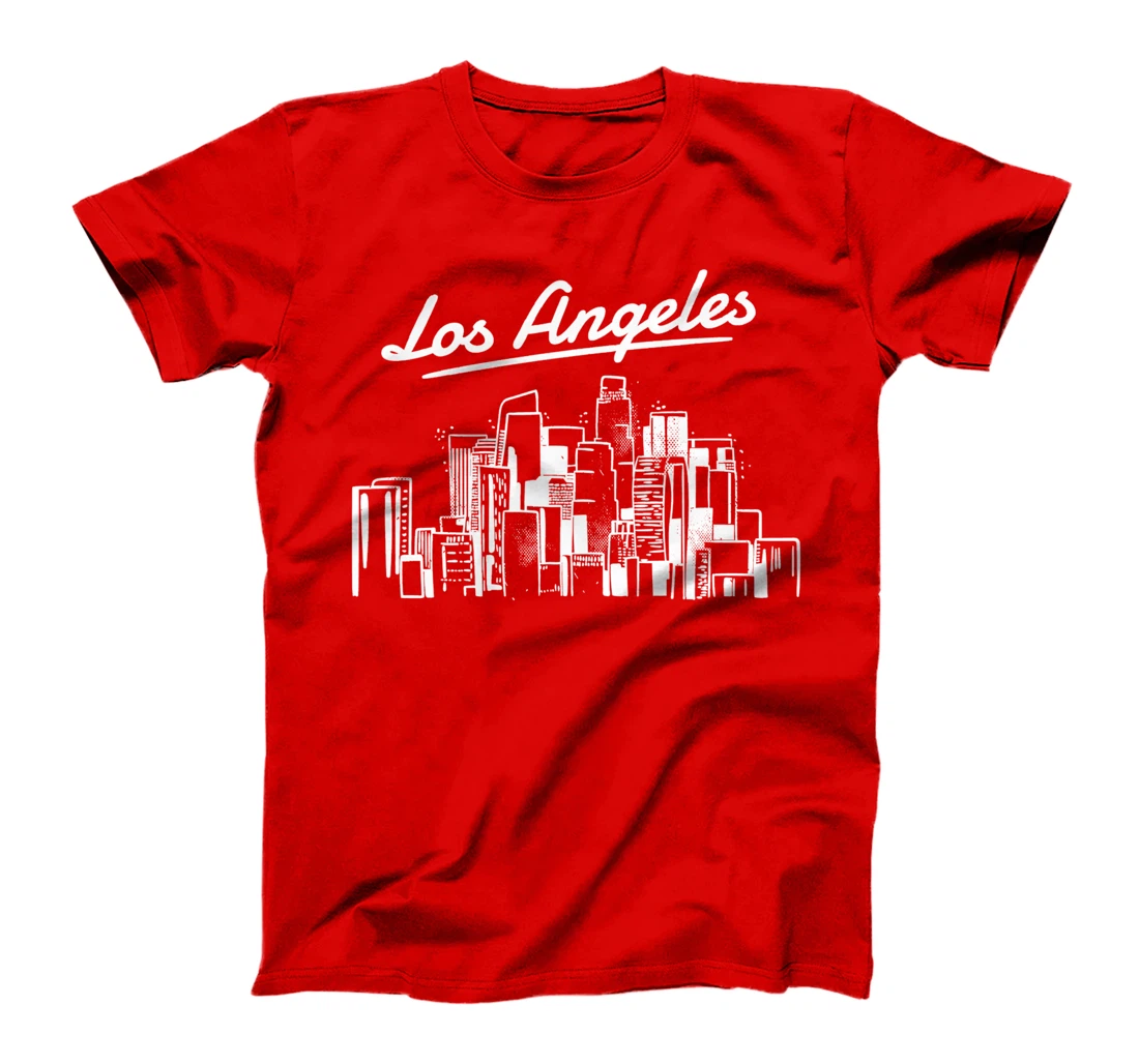 Los Angeles Skyline LA Vintage California T-Shirt