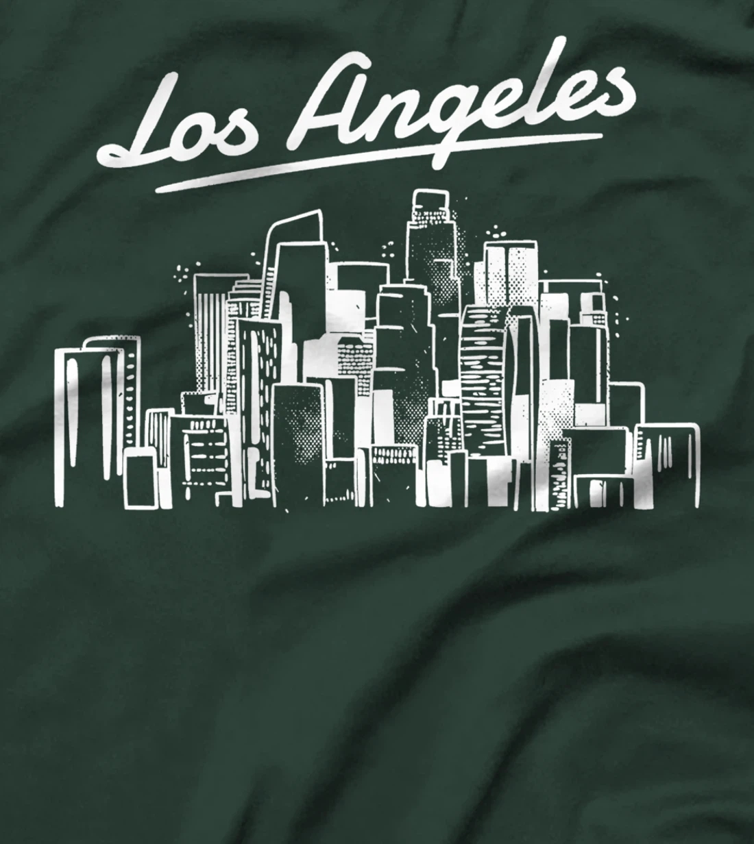 Los Angeles Skyline LA Vintage California T-Shirt