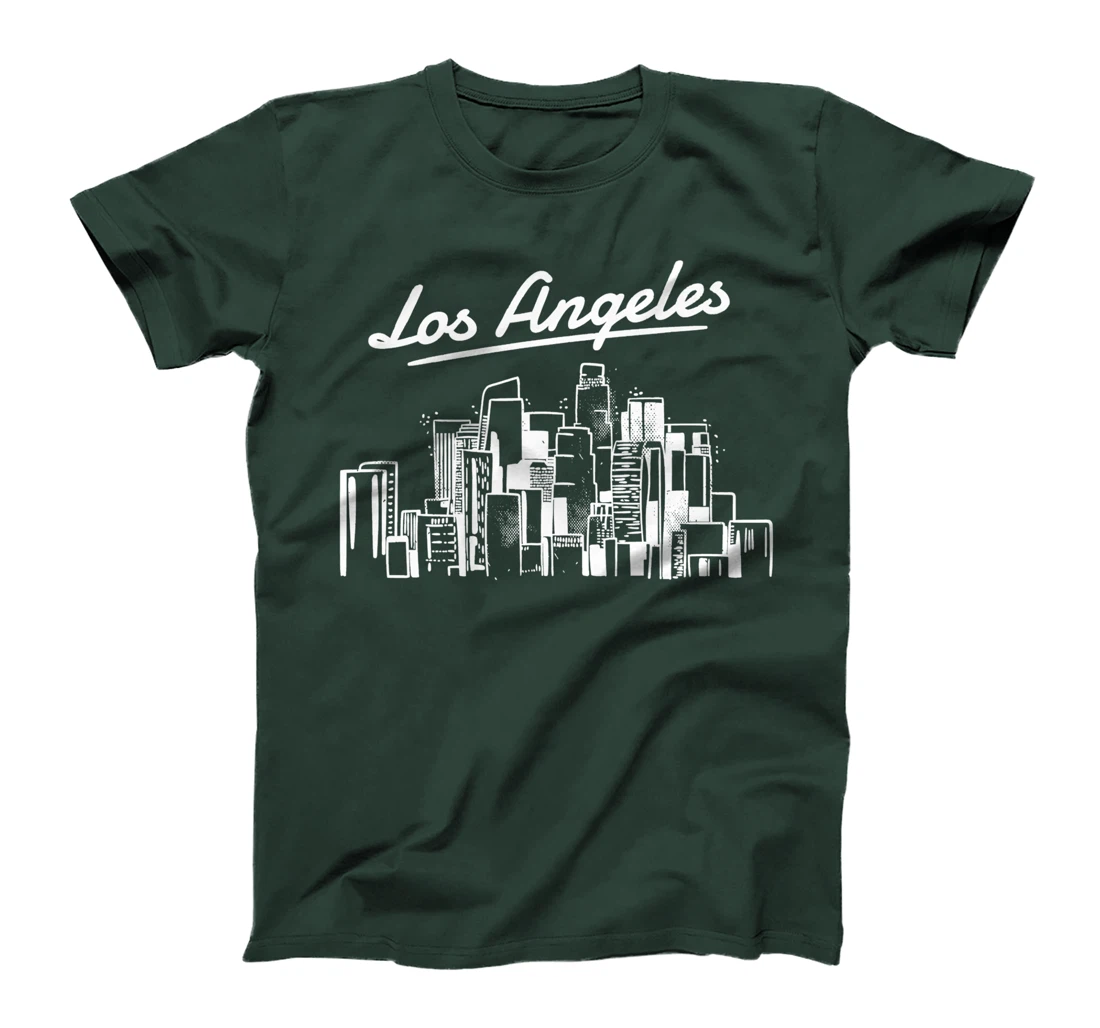 Los Angeles Skyline LA Vintage California T-Shirt
