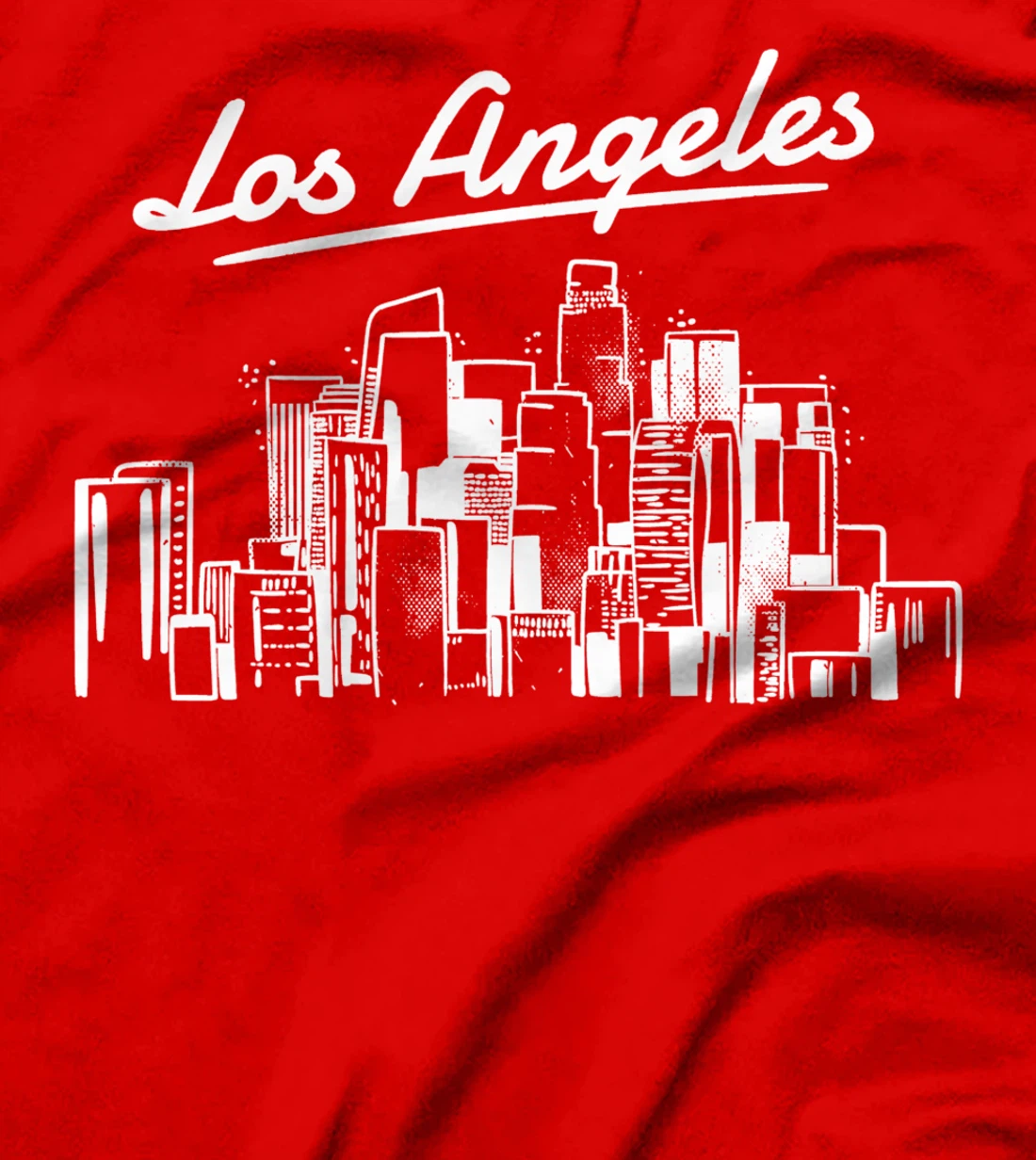 Los Angeles Skyline LA Vintage California T-Shirt