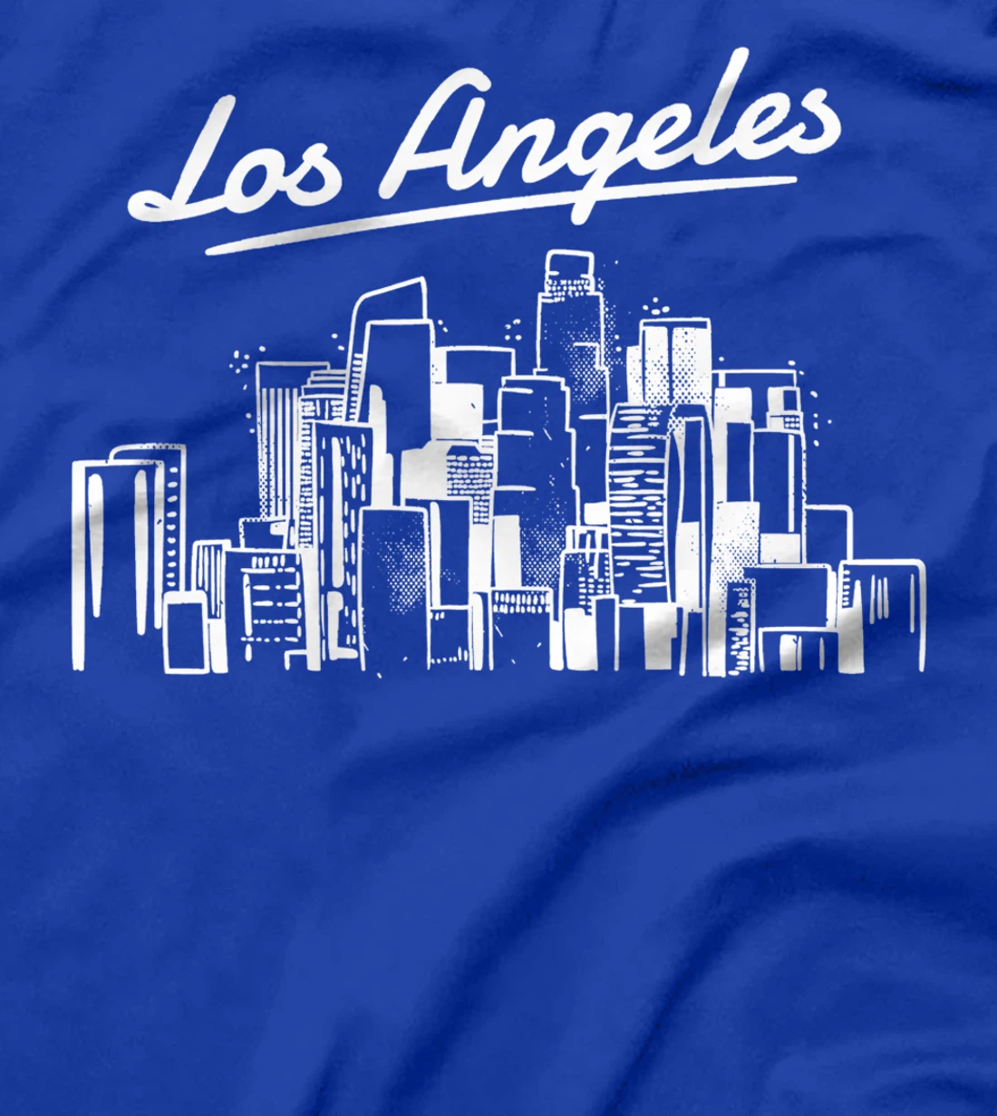 Los Angeles Skyline LA Vintage California T-Shirt