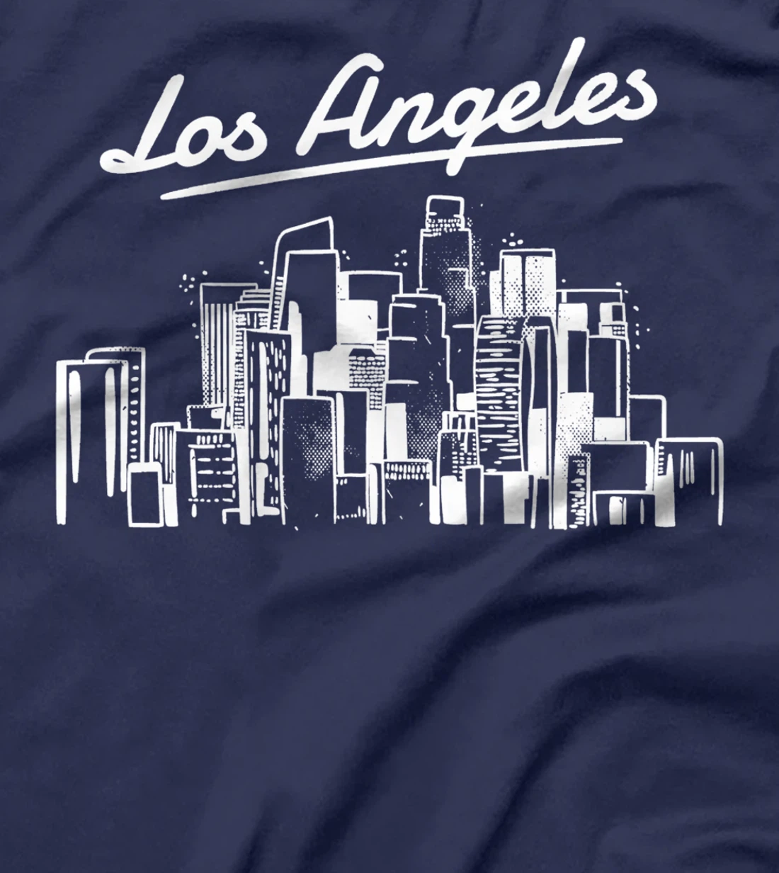 Los Angeles Skyline LA Vintage California T-Shirt