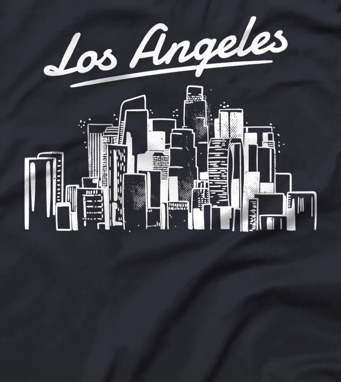 Los Angeles Skyline LA Vintage California T-Shirt