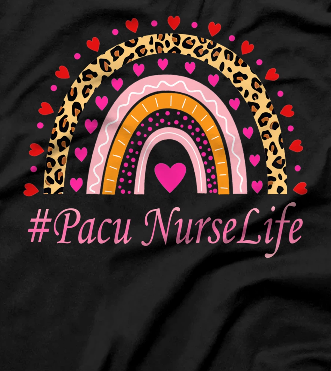 Pacu Nurse Leopard Rainbow NURSE'S WEEK T-Shirt