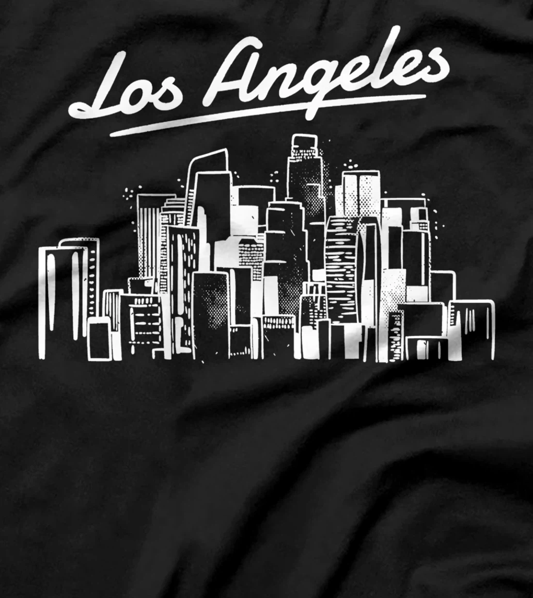 Los Angeles Skyline LA Vintage California T-Shirt