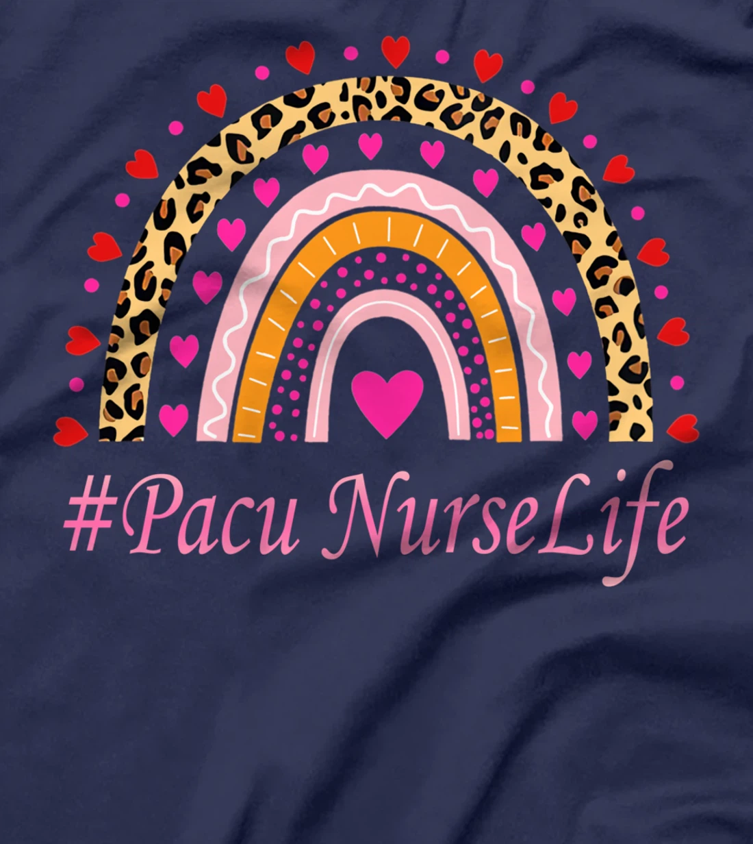 Pacu Nurse Leopard Rainbow NURSE'S WEEK T-Shirt