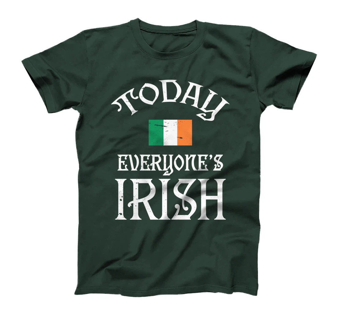 Everyone's Irish St Patrick's Day Irish Flag T-Shirt