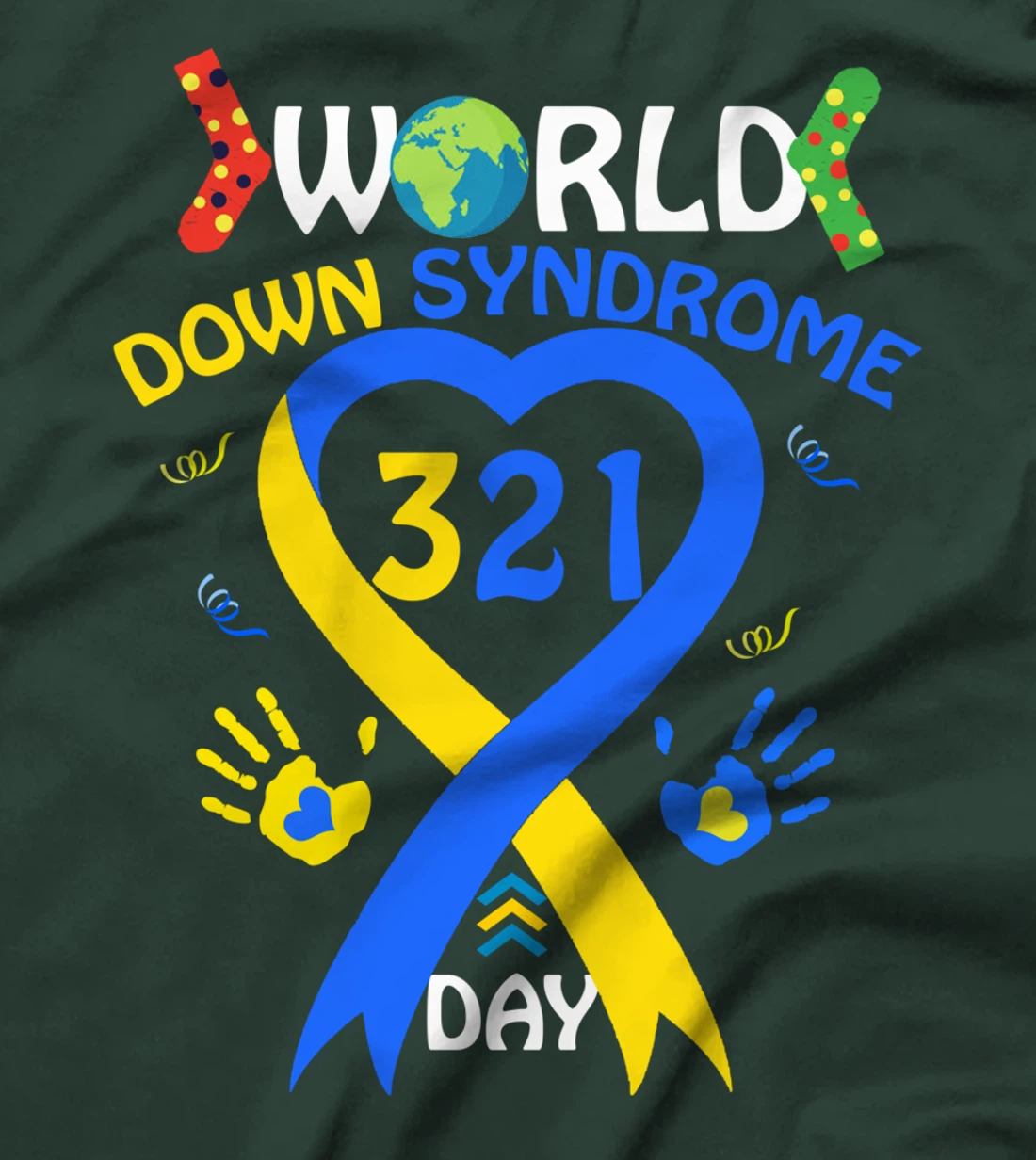World Down Syndrome Day T-shirt Support and Awareness 3.21 T-Shirt