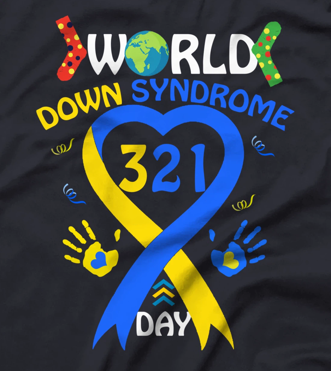 World Down Syndrome Day T-shirt Support and Awareness 3.21 T-Shirt