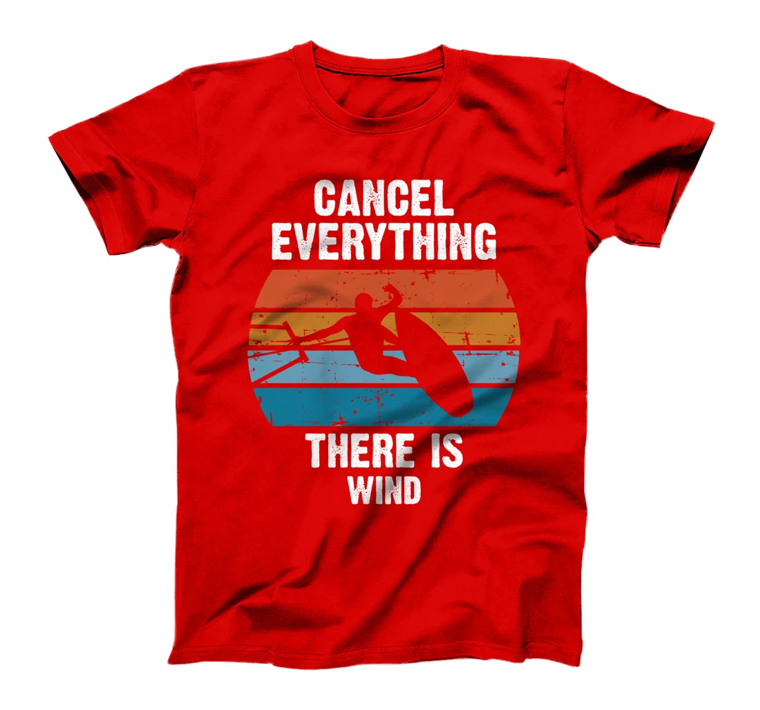 Kitesurfing Kite Surfer Kiteboarding Surfing Windsurfe Retro T-Shirt