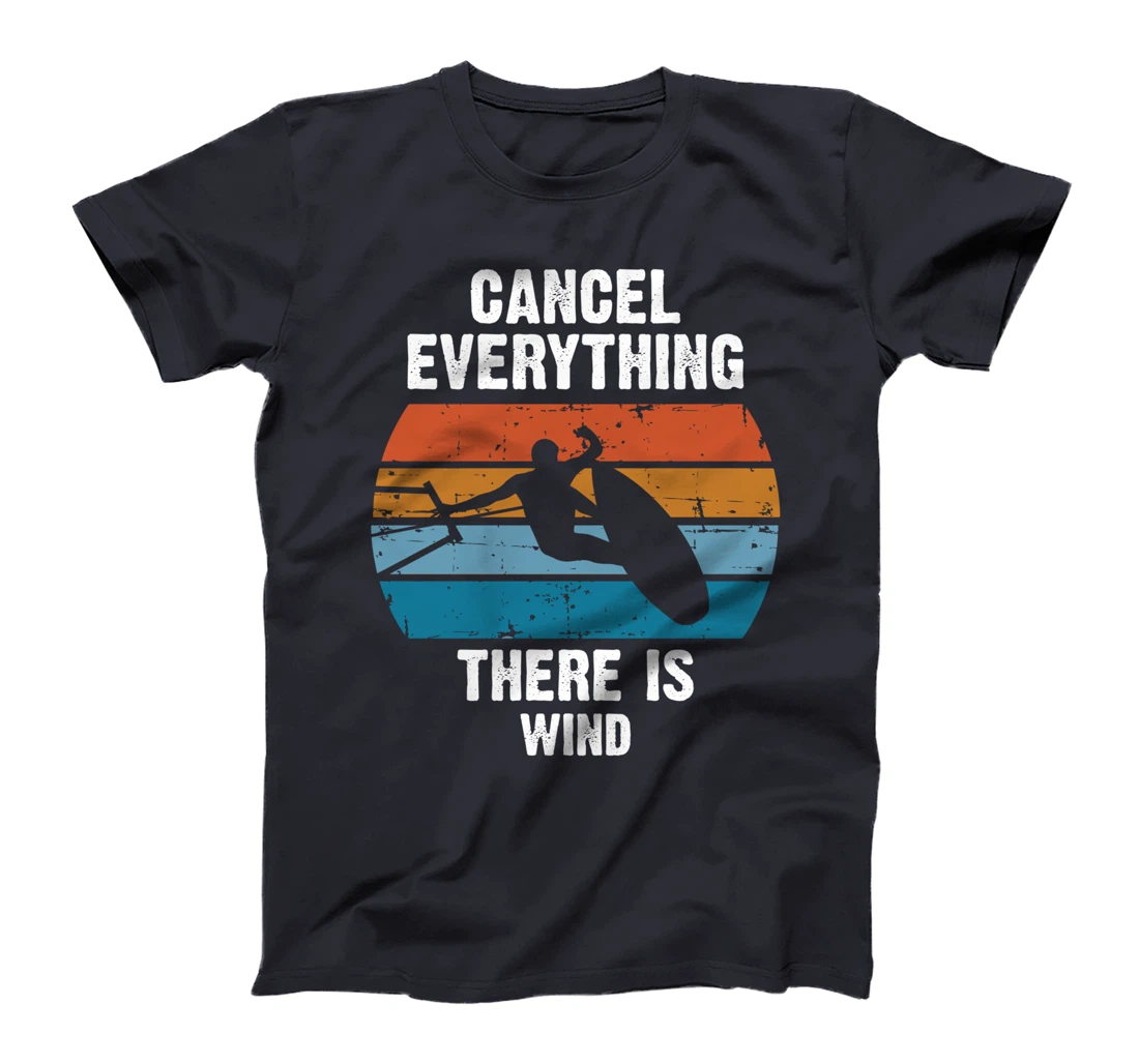 Kitesurfing Kite Surfer Kiteboarding Surfing Windsurfe Retro T-Shirt