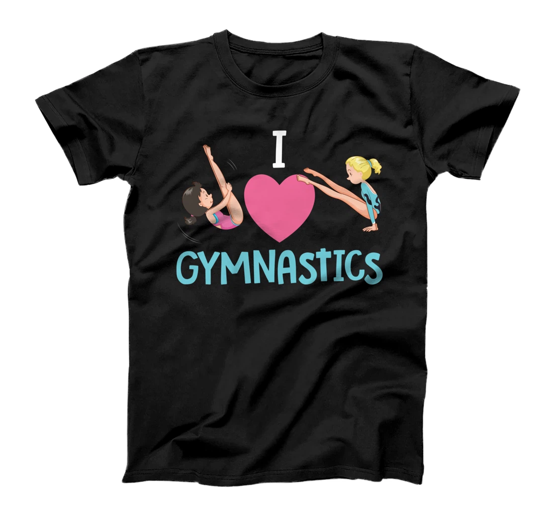 Gymnast I Love Gymnastics Beam Cartwheel Handspring Tumbler T-Shirt