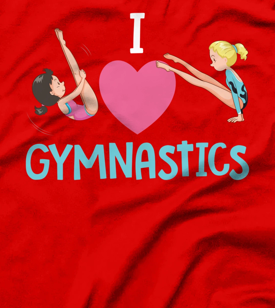 Gymnast I Love Gymnastics Beam Cartwheel Handspring Tumbler T-Shirt