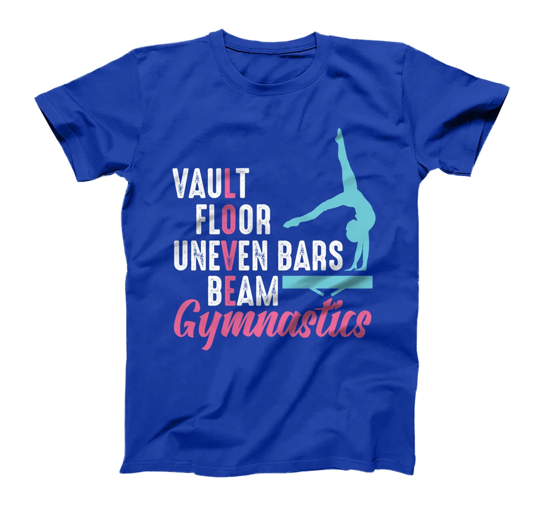 Gymnast Gymnastics Beam Cartwheel Handspring Dancer Tumbling T-Shirt