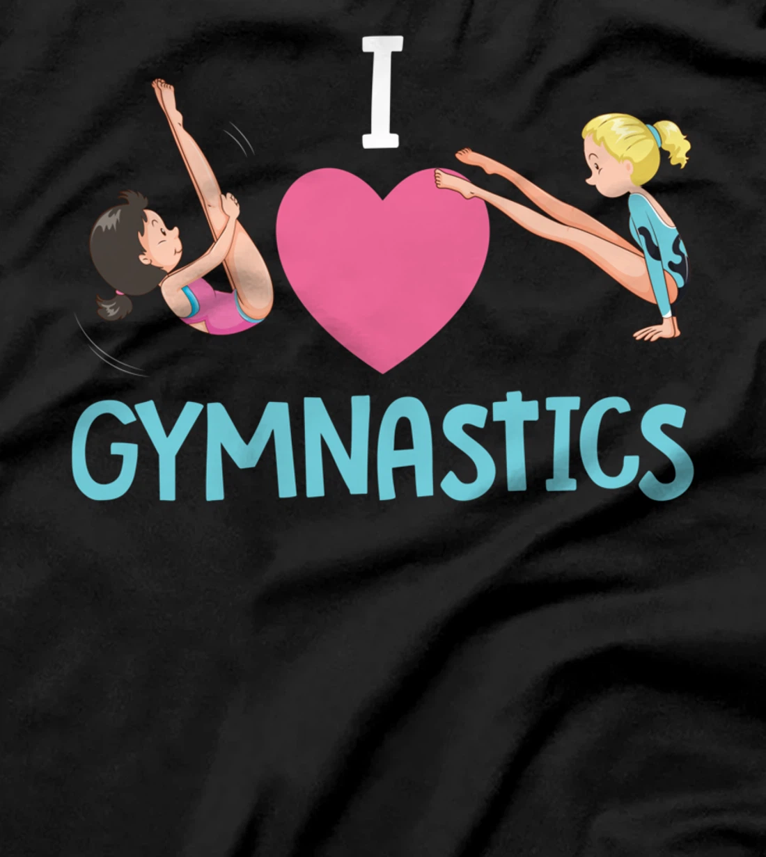 Gymnast I Love Gymnastics Beam Cartwheel Handspring Tumbler T-Shirt