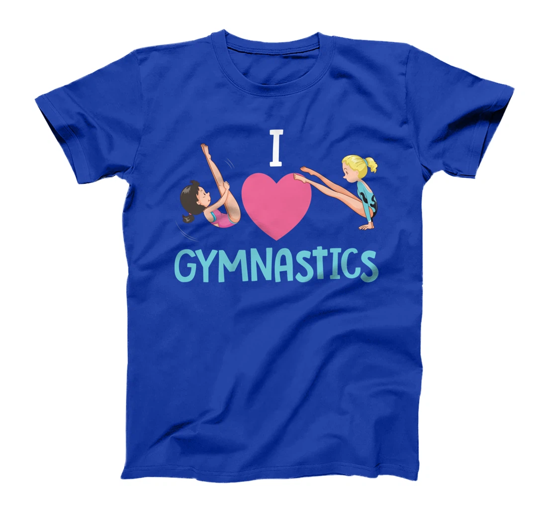 Gymnast I Love Gymnastics Beam Cartwheel Handspring Tumbler T-Shirt