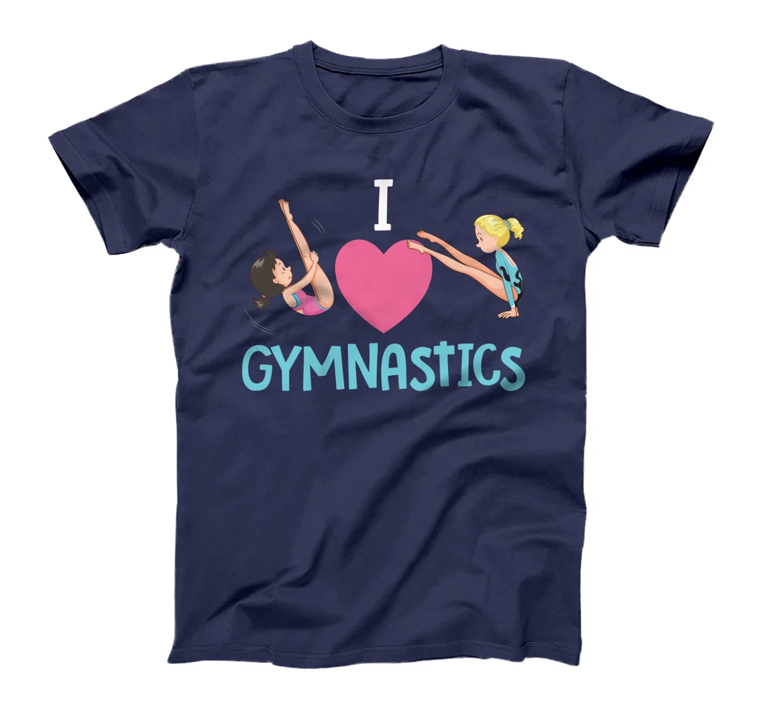 Gymnast I Love Gymnastics Beam Cartwheel Handspring Tumbler T-Shirt
