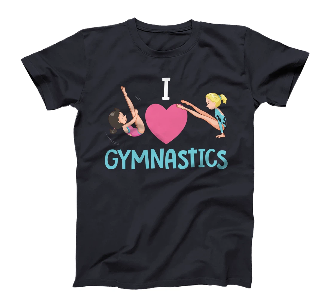 Gymnast I Love Gymnastics Beam Cartwheel Handspring Tumbler T-Shirt