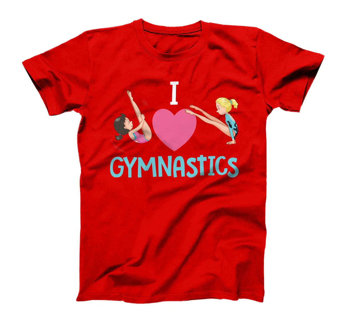 Gymnast I Love Gymnastics Beam Cartwheel Handspring Tumbler T-Shirt