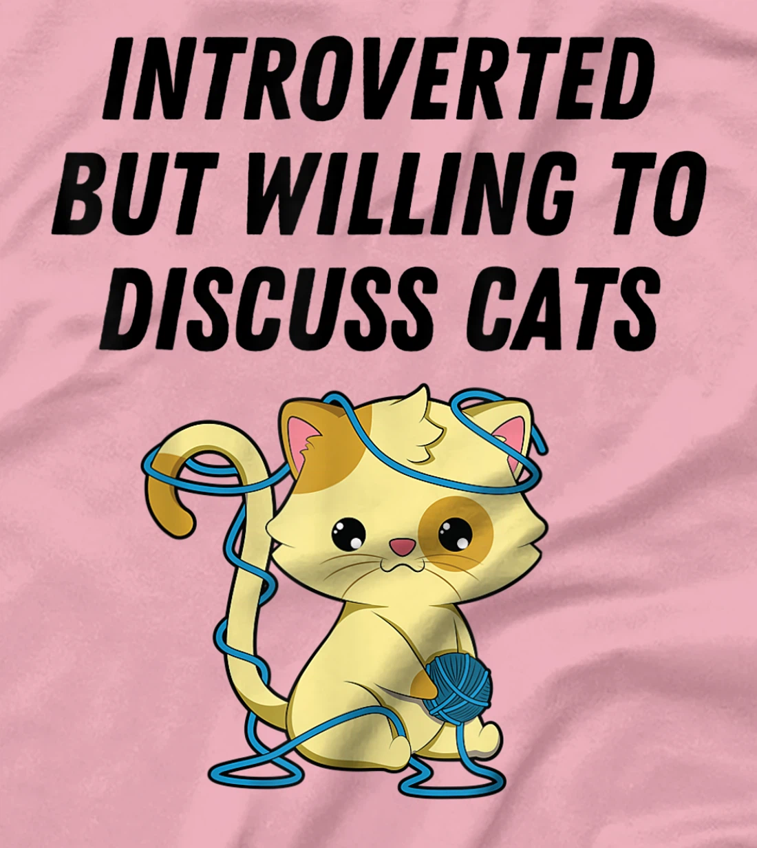 Introverted But Willing To Discuss Cats Cat Lover Humor T-Shirt, Kid T-Shirt and Women T-Shirt
