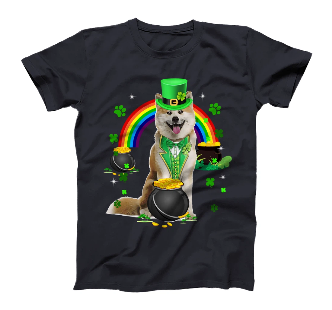 Funny Shiba Inud Leprechaun Shamrock St. Patrick's Day T-Shirt